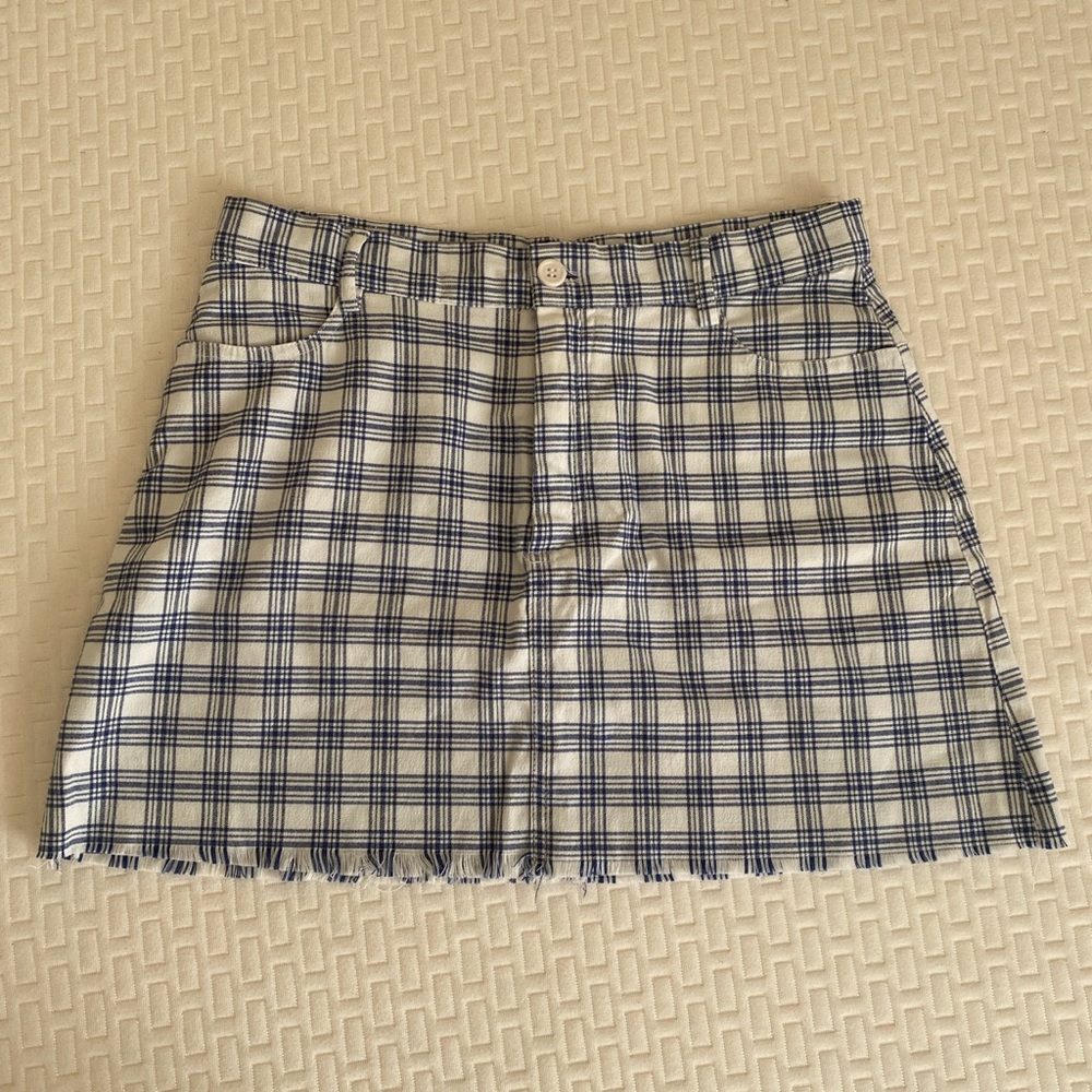 Brandy Melville Plaid Mini Skirt